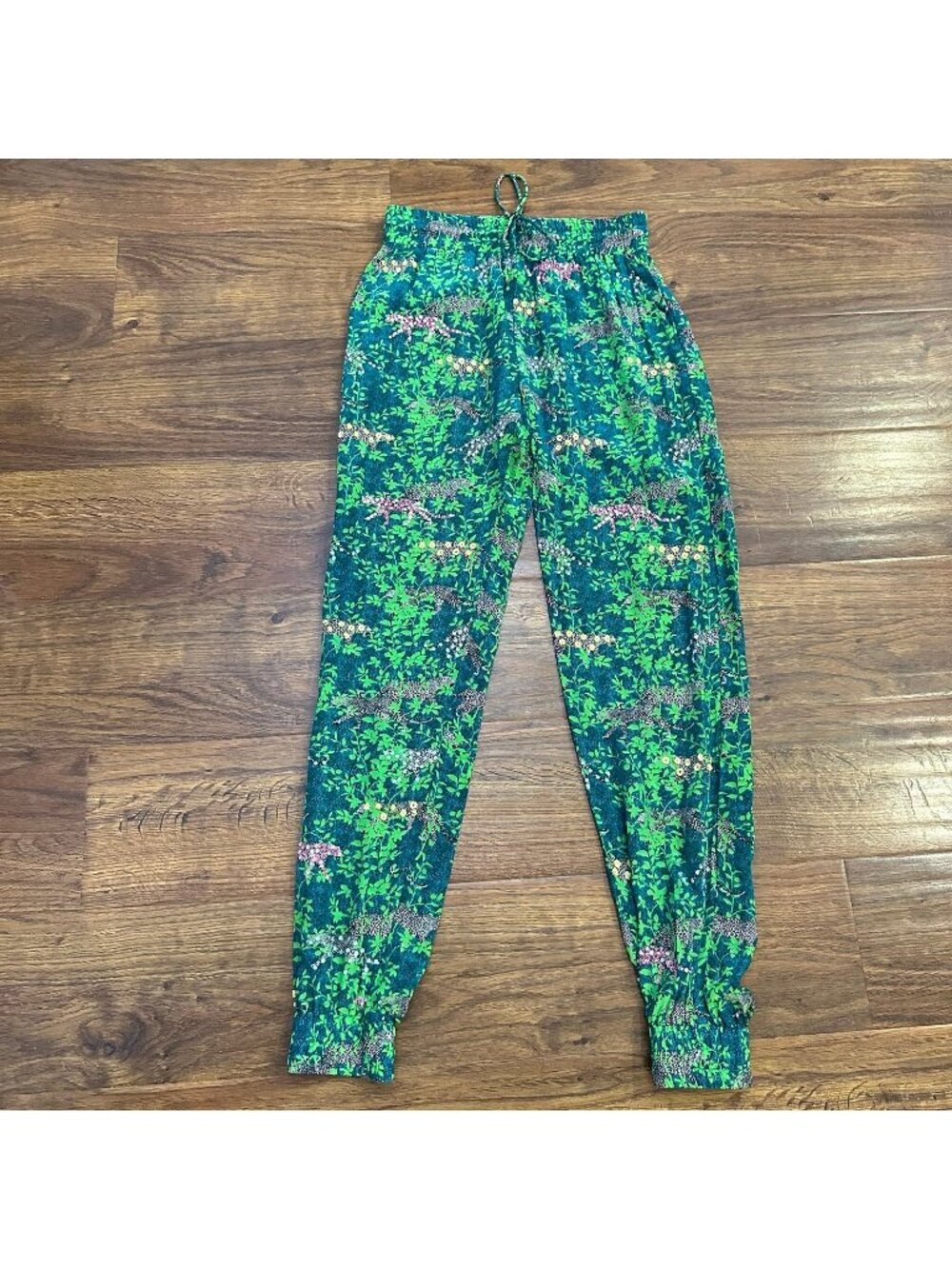 Taj by Sabrina Crippa embellished satin joggers